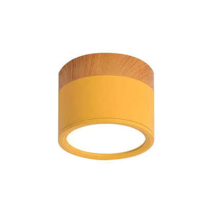 Minimalistisk Skandinavisk Cylinder LED Takarmatur
