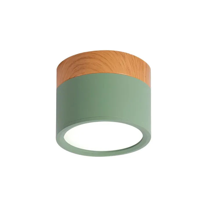 Minimalistisk Skandinavisk Cylinder LED Takarmatur