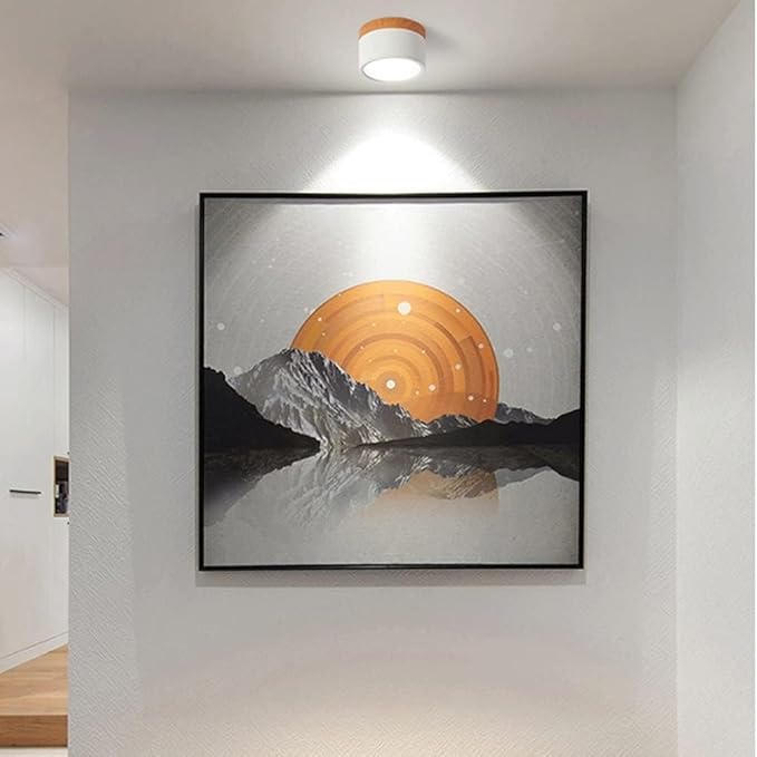 Minimalistisk Skandinavisk Cylinder LED Takarmatur