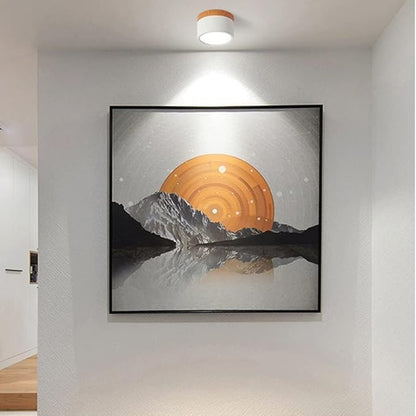 Minimalistisk Skandinavisk Cylinder LED Takarmatur