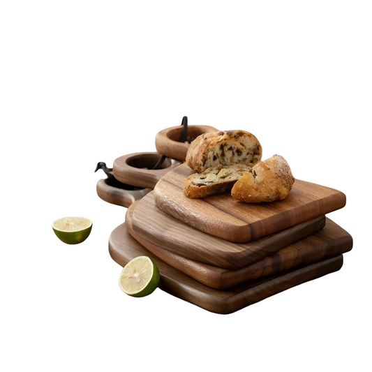 Valnötsträ Skärbrädor – 2-Pack & Hållbar | Stilig Kökstillbehör