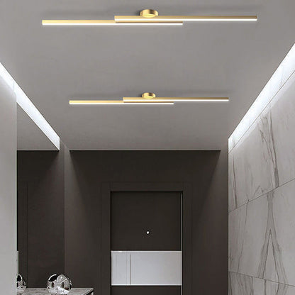 Aluminium LED Taklampa | Modern Minimalist Semi-Flush Mount för Vardagsrum Sovrum | Brick by Brick
