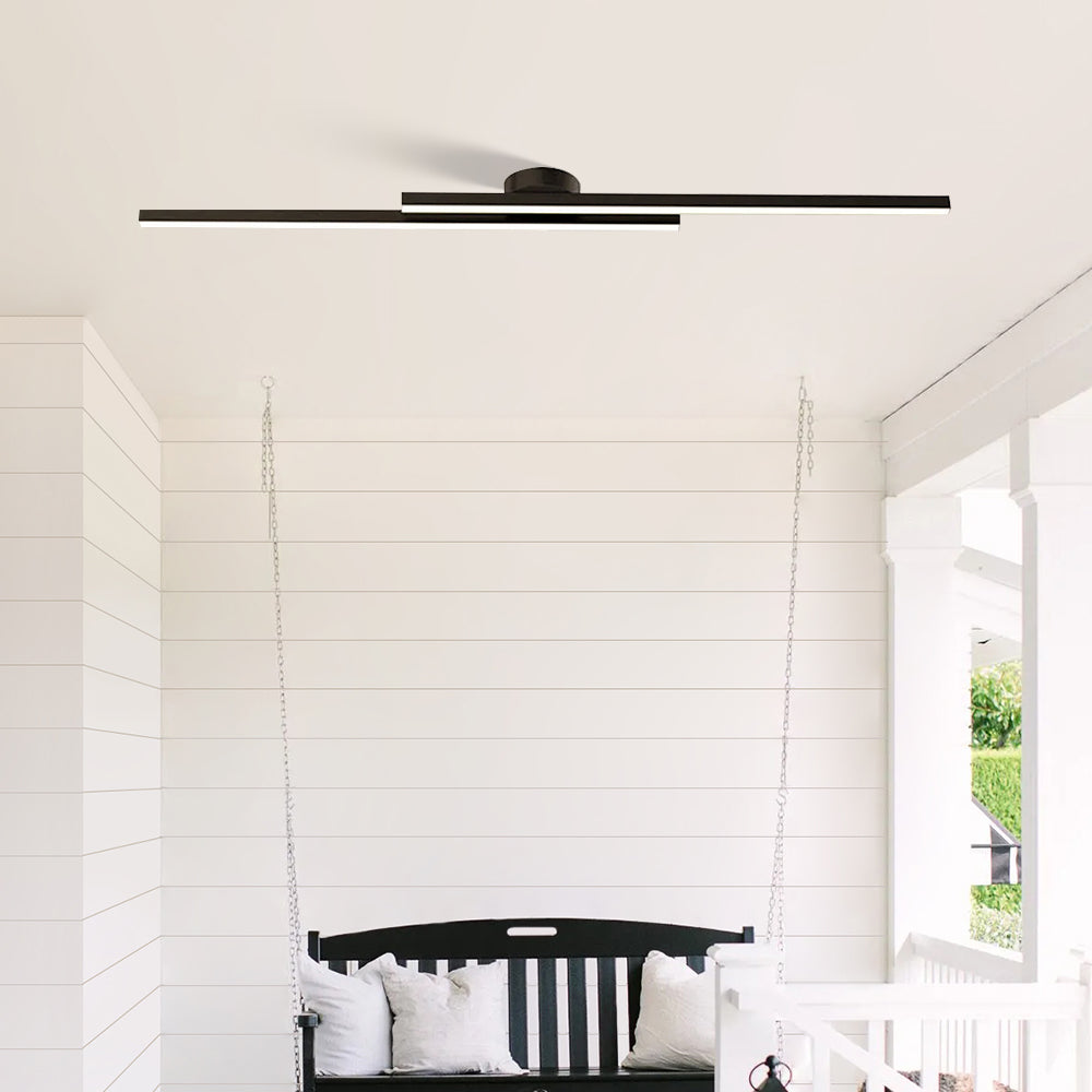 Aluminium LED Taklampa | Modern Minimalist Semi-Flush Mount för Vardagsrum Sovrum | Brick by Brick
