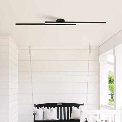 Aluminium LED Taklampa | Modern Minimalist Semi-Flush Mount för Vardagsrum Sovrum | Brick by Brick