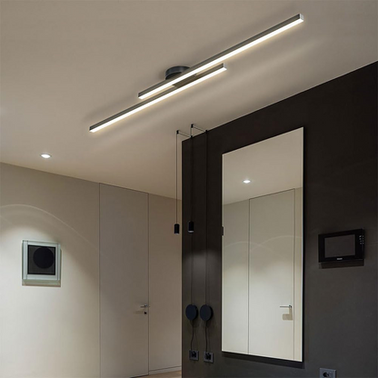 Aluminium LED Taklampa | Modern Minimalist Semi-Flush Mount för Vardagsrum Sovrum | Brick by Brick