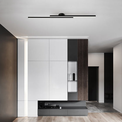 Aluminium LED Taklampa | Modern Minimalist Semi-Flush Mount för Vardagsrum Sovrum | Brick by Brick