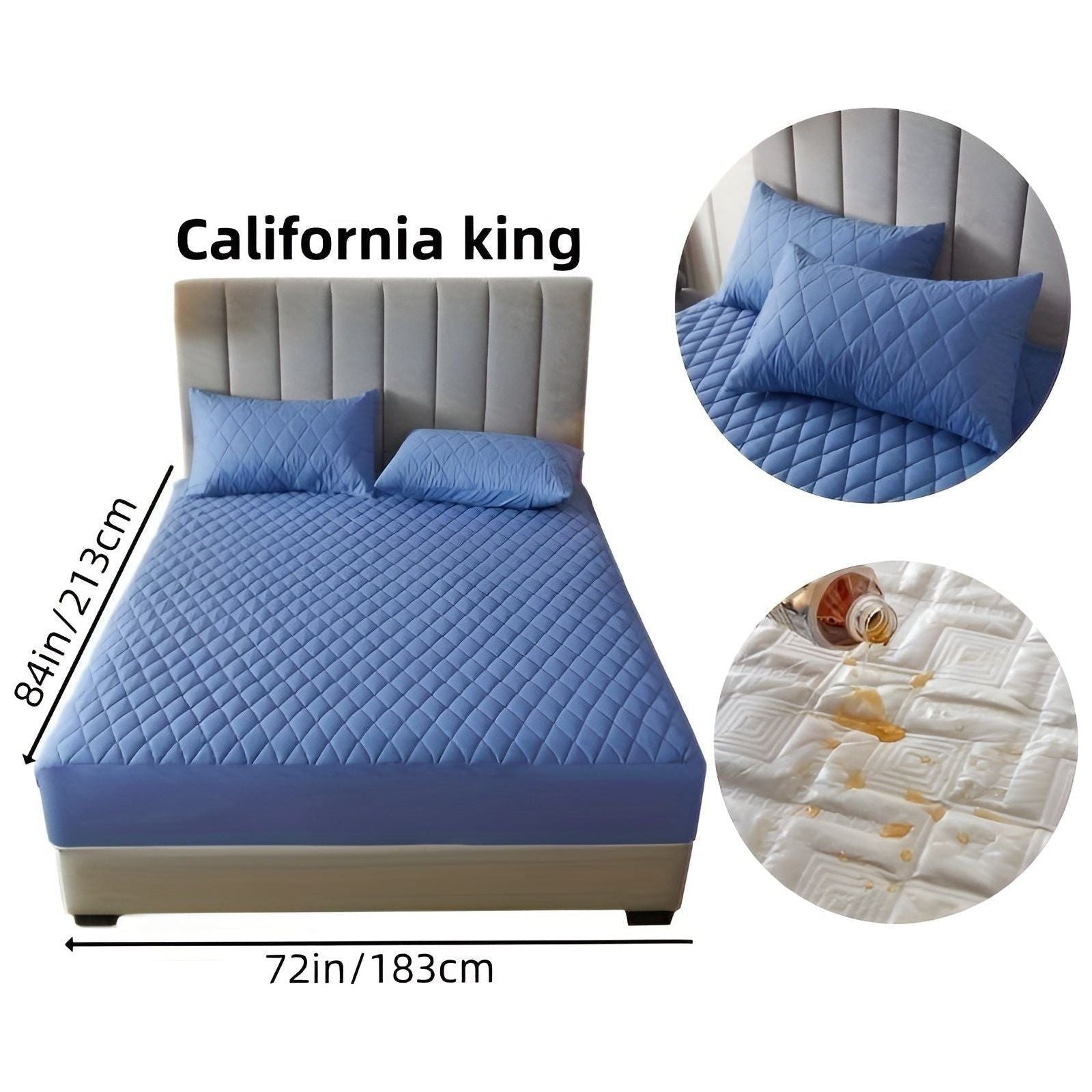 SleepSafe Sängöverdrag - Mjukt och Bekvämt Vattentätt Antiskid Madrassöverdrag