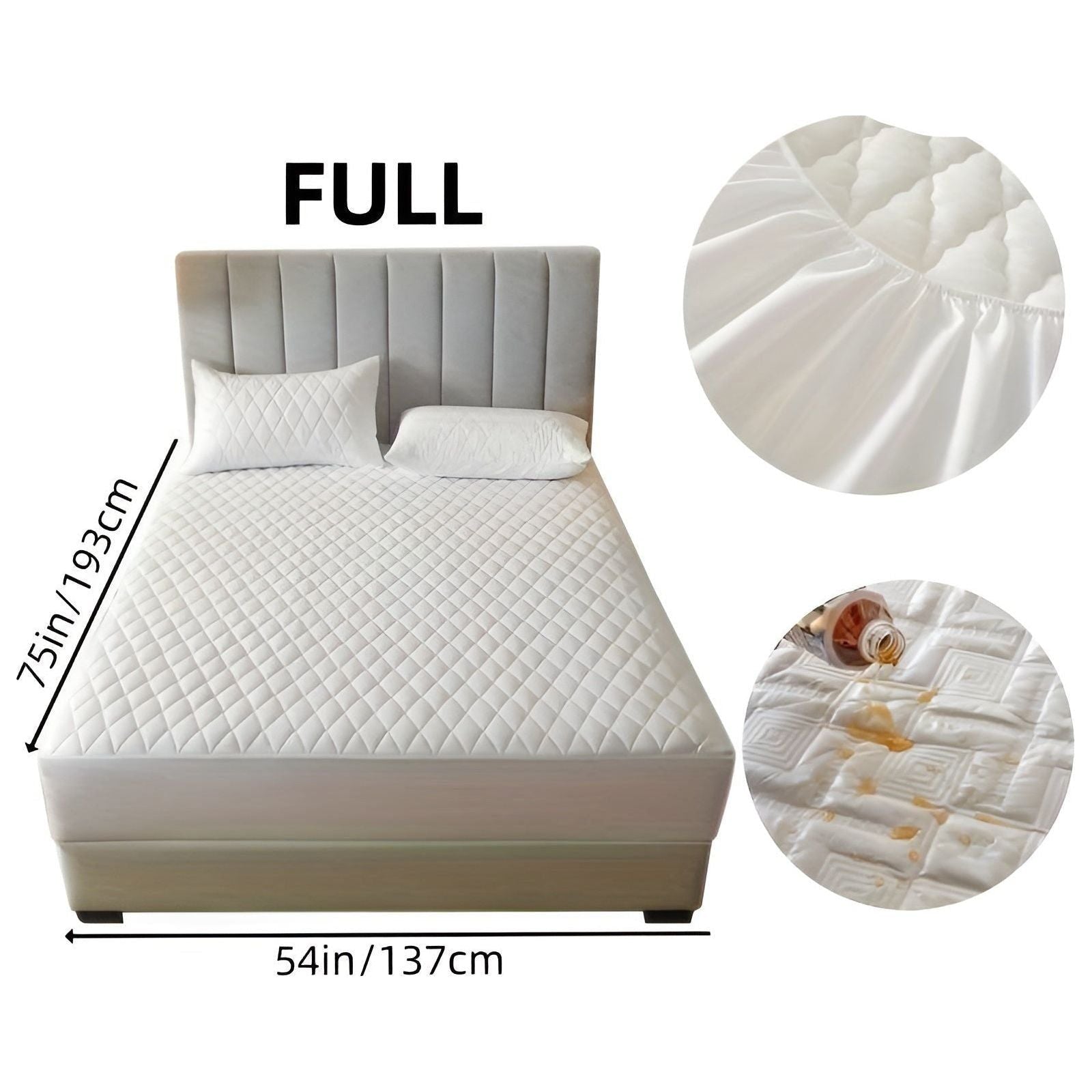 SleepSafe Sängöverdrag - Mjukt och Bekvämt Vattentätt Antiskid Madrassöverdrag