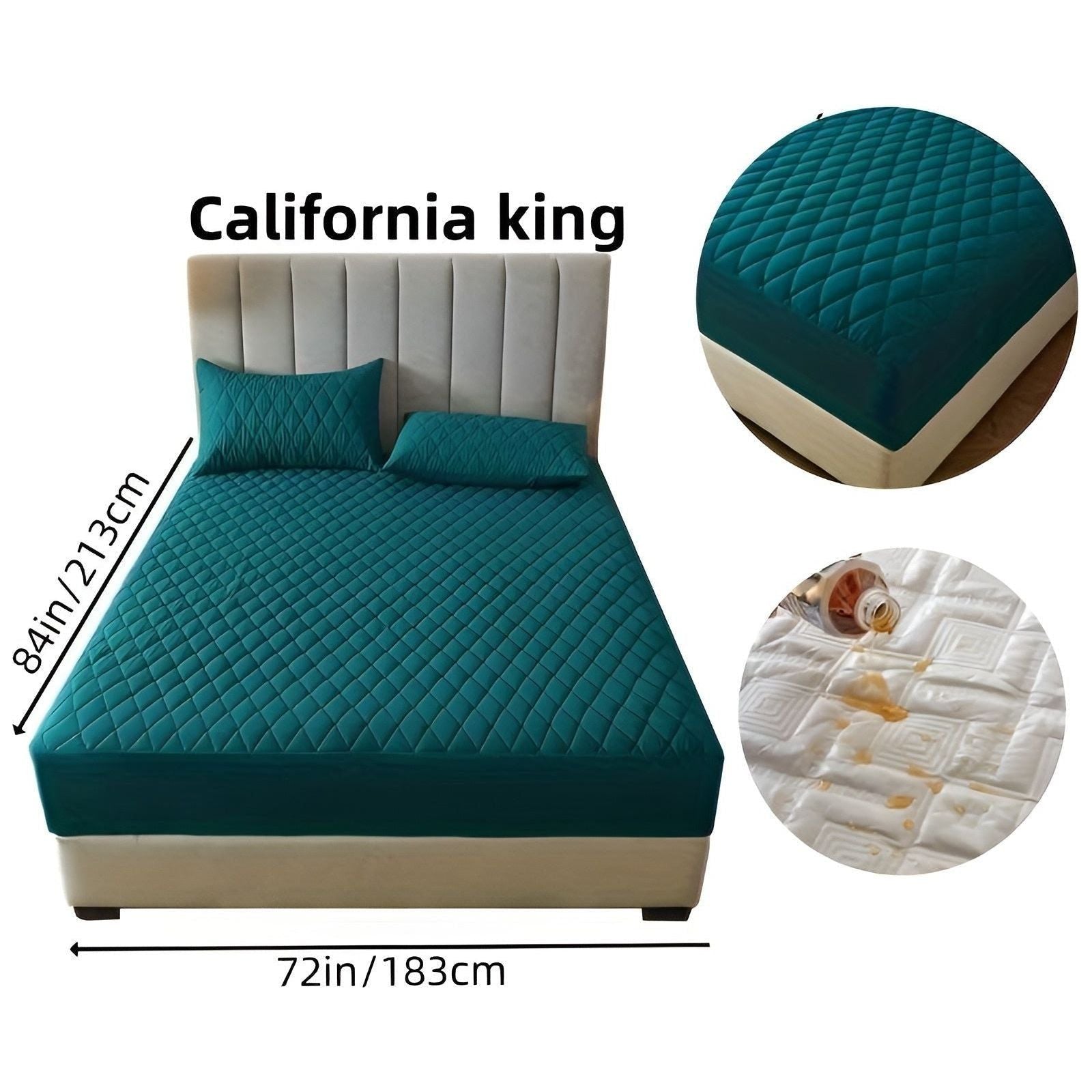 SleepSafe Sängöverdrag - Mjukt och Bekvämt Vattentätt Antiskid Madrassöverdrag