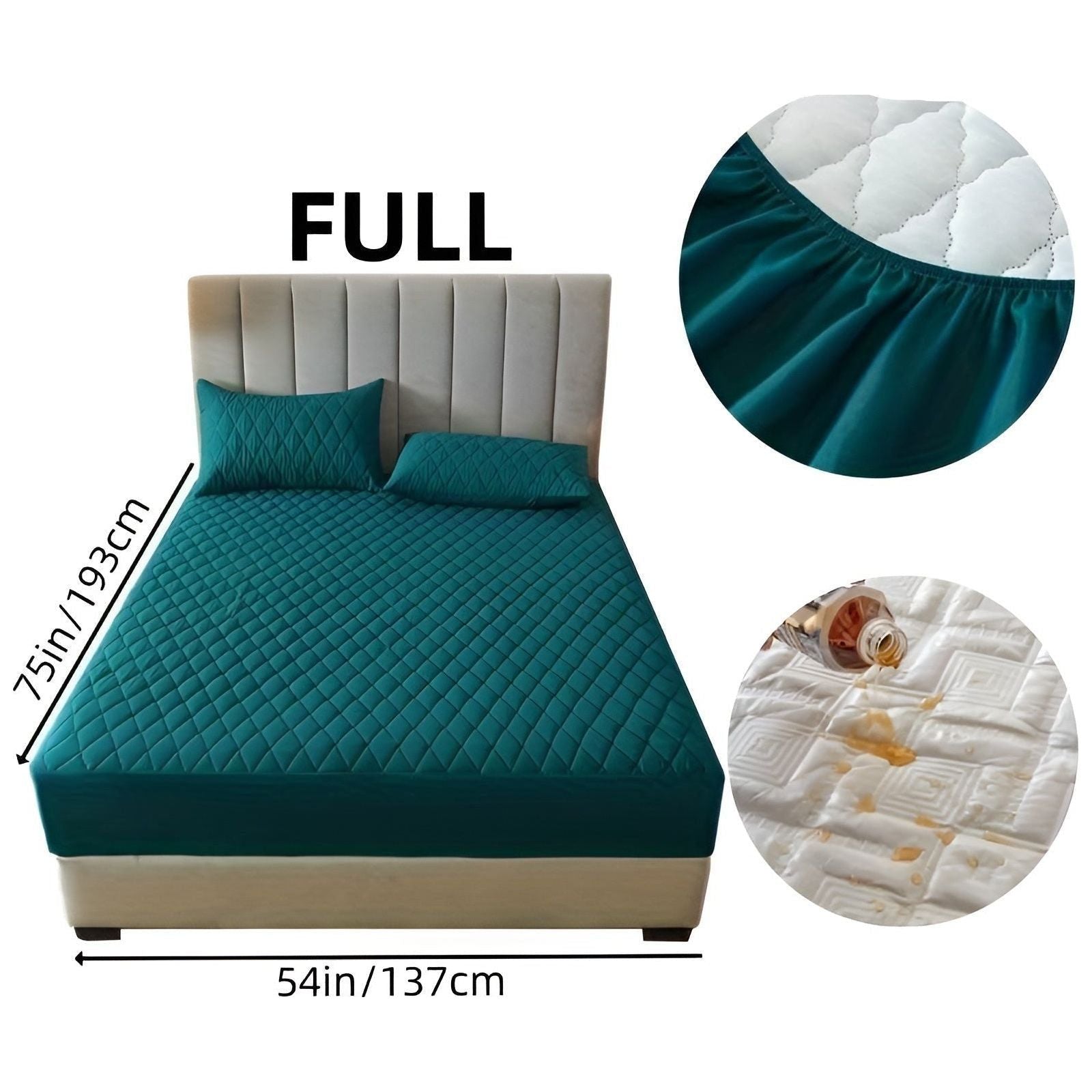 SleepSafe Sängöverdrag - Mjukt och Bekvämt Vattentätt Antiskid Madrassöverdrag