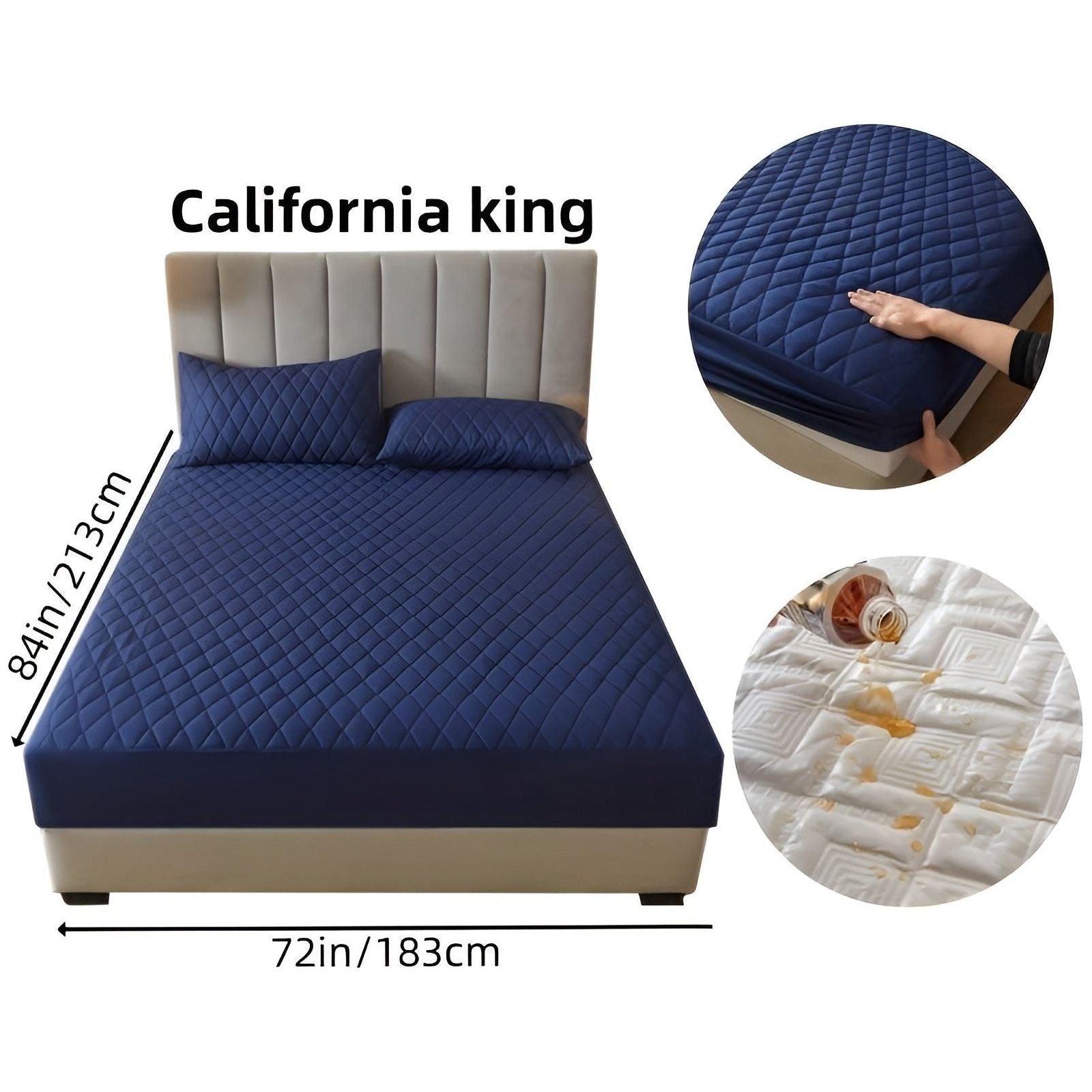 SleepSafe Sängöverdrag - Mjukt och Bekvämt Vattentätt Antiskid Madrassöverdrag