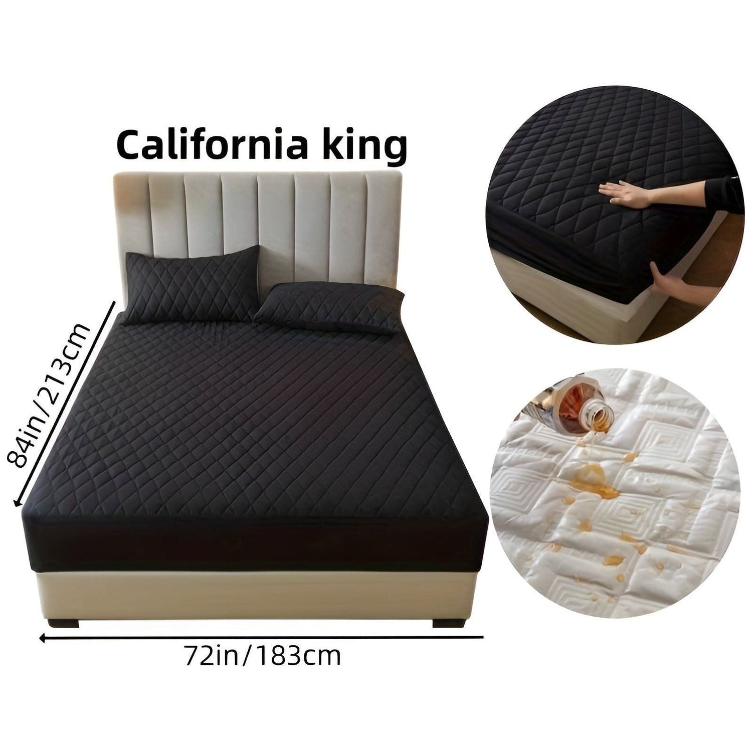 SleepSafe Sängöverdrag - Mjukt och Bekvämt Vattentätt Antiskid Madrassöverdrag