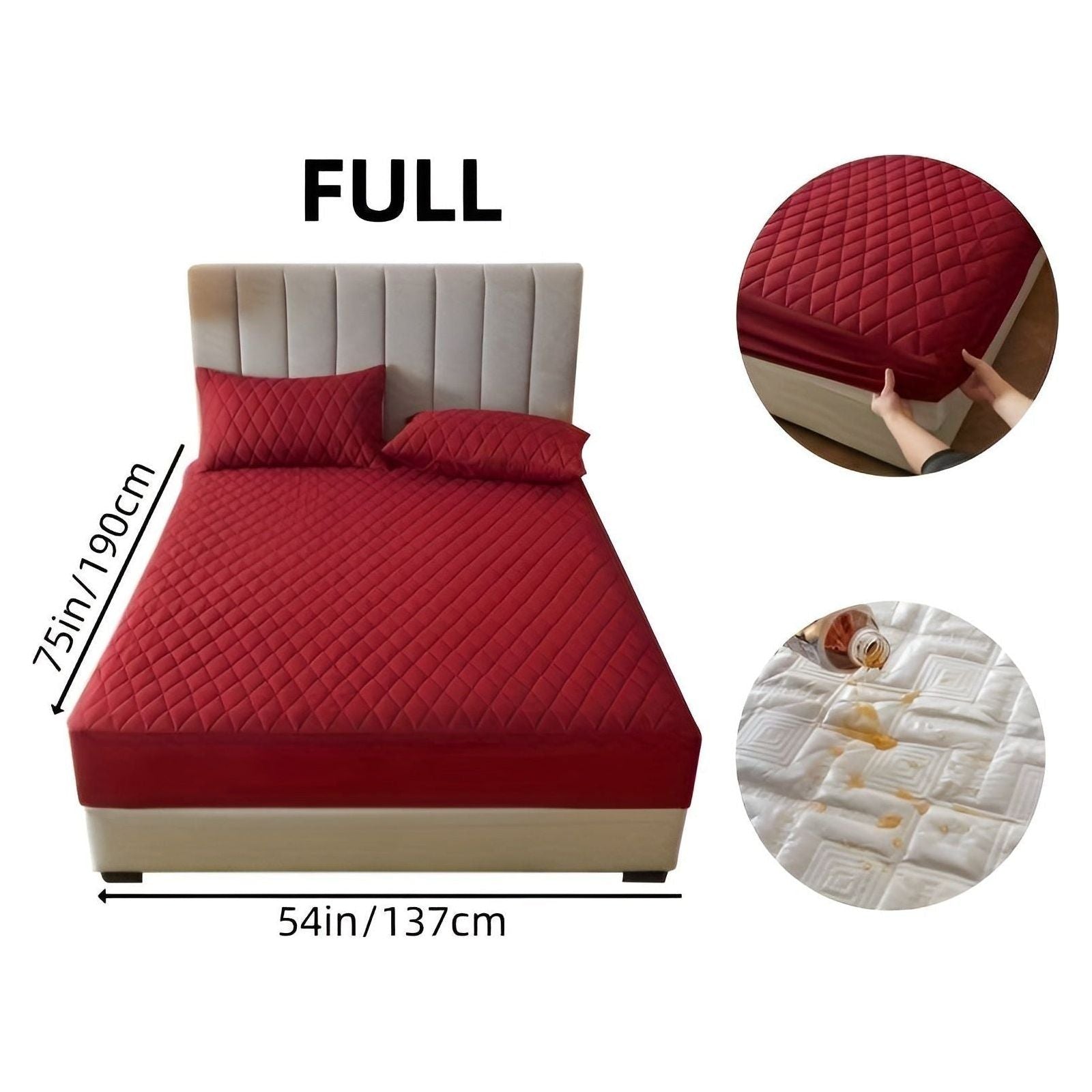 SleepSafe Sängöverdrag - Mjukt och Bekvämt Vattentätt Antiskid Madrassöverdrag