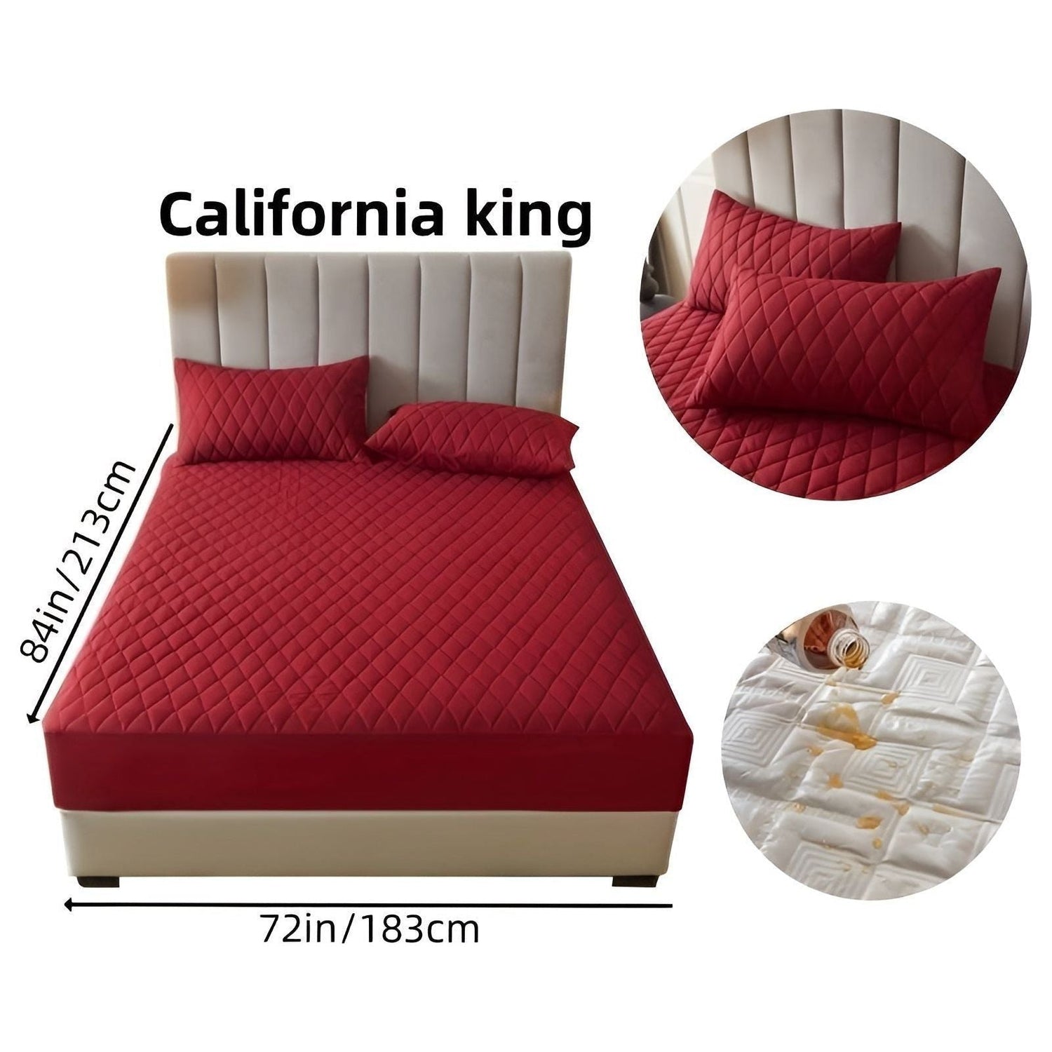 SleepSafe Sängöverdrag - Mjukt och Bekvämt Vattentätt Antiskid Madrassöverdrag