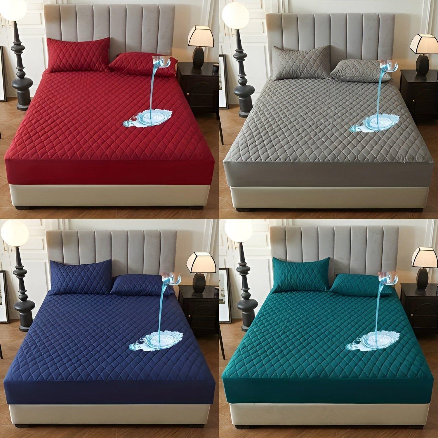 SleepSafe Sängöverdrag - Mjukt och Bekvämt Vattentätt Antiskid Madrassöverdrag