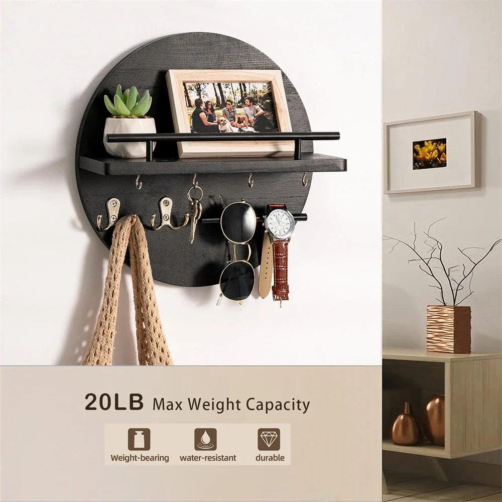 Väggmonterad Tränyckelhållare Rack