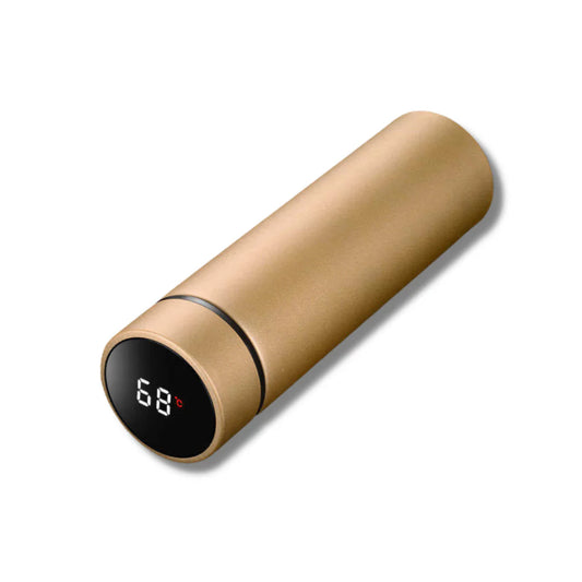 Isoleringsflaska Med Digital Termometer – Rostfri Termosmugg För Varma Och Kalla Drycker