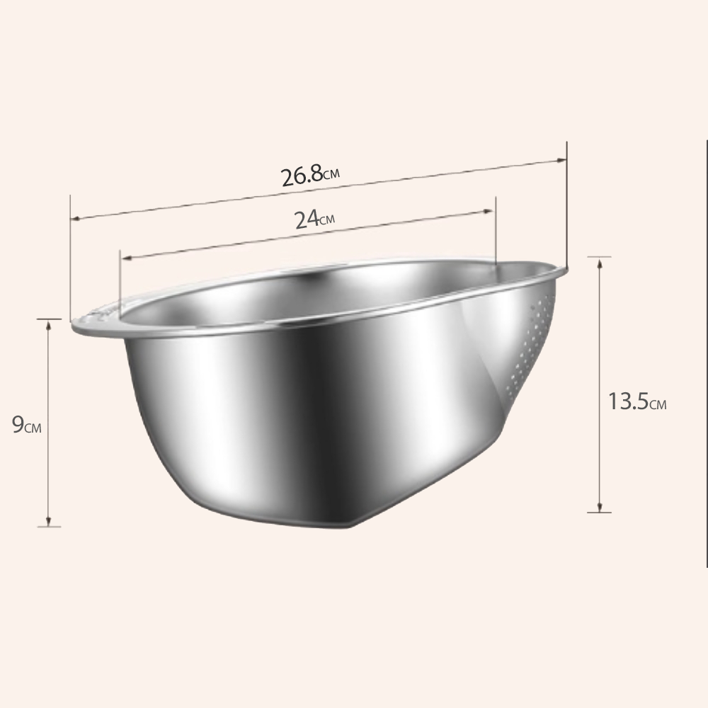 Smart Drain Food Mesh Silikonborta