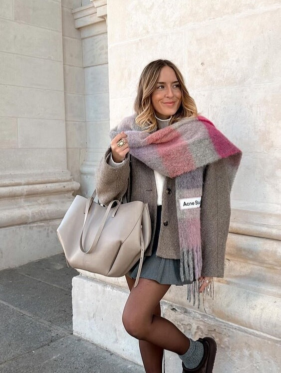 Läder Tote Bag i klassisk minimalistisk stil