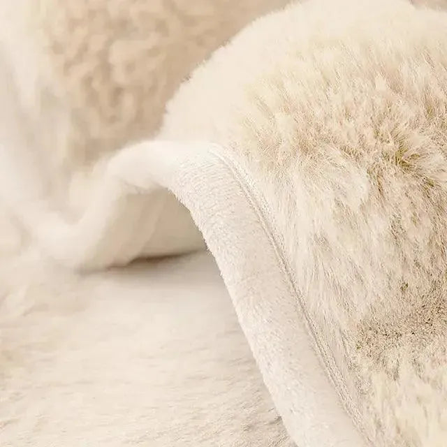 Sofia - Universell Plysch Sofföverdrag L Form - Vinter Varm Mjuk