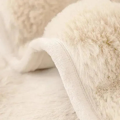 Sofia - Universell Plysch Sofföverdrag L Form - Vinter Varm Mjuk