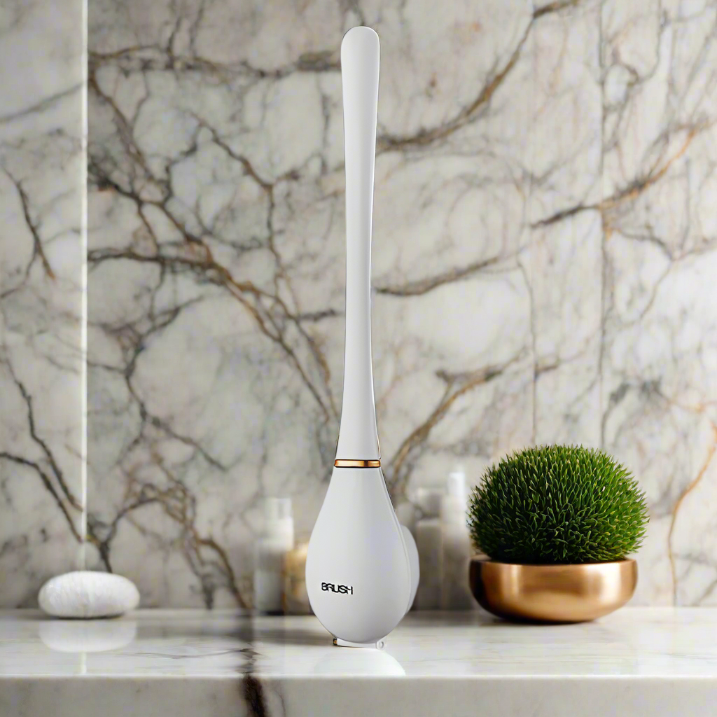 Royaleva Mjuk Silikon Toalettborste för Enkel Rengöring