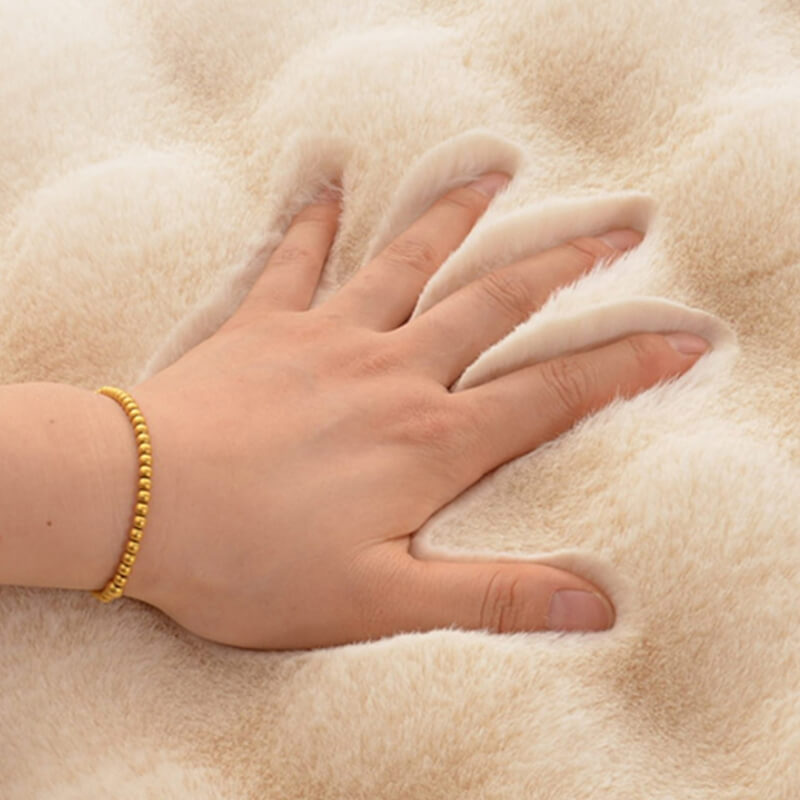 Mjuk Plysch Varm Djur Sova Pad Mysig Snygg Lätt att Underhålla