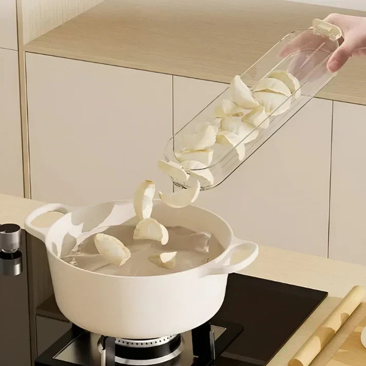 Staplingsbara fräscha behållare med fräschhållningsventil - Förvaringslösningar för livsmedel i kylskåpet - 4-pack