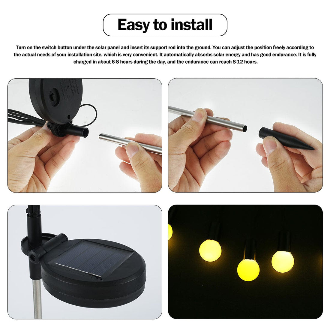 Luxora Solar Firefly Lights – Dekorativ LED Utomhusbelysning för en Varm &amp; Lekfull Glöd