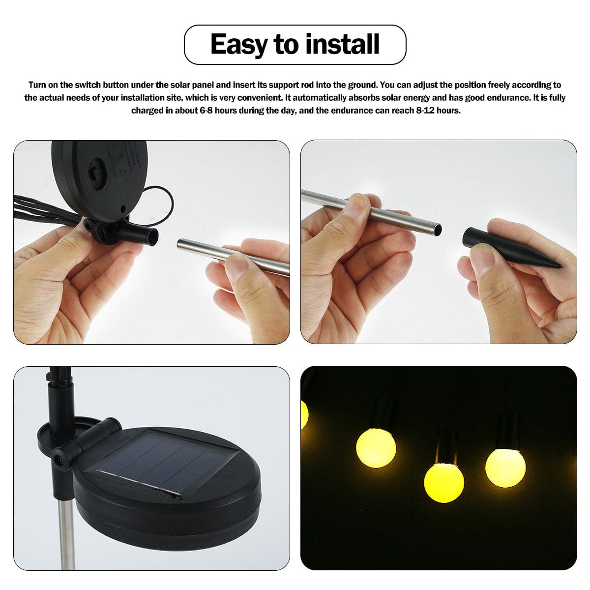 Luxora Solar Firefly Lights – Dekorativ LED Utomhusbelysning för en Varm &amp; Lekfull Glöd