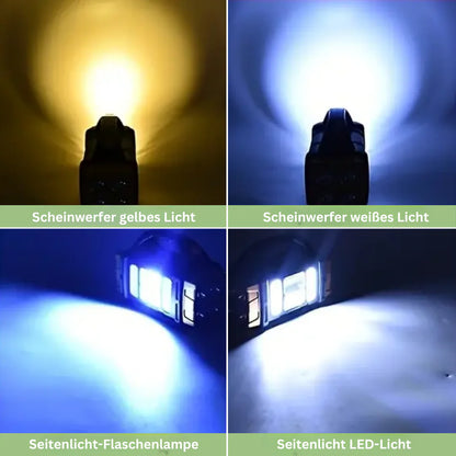 3-i-1 Nödlampa med USB-laddning och bärhandtag