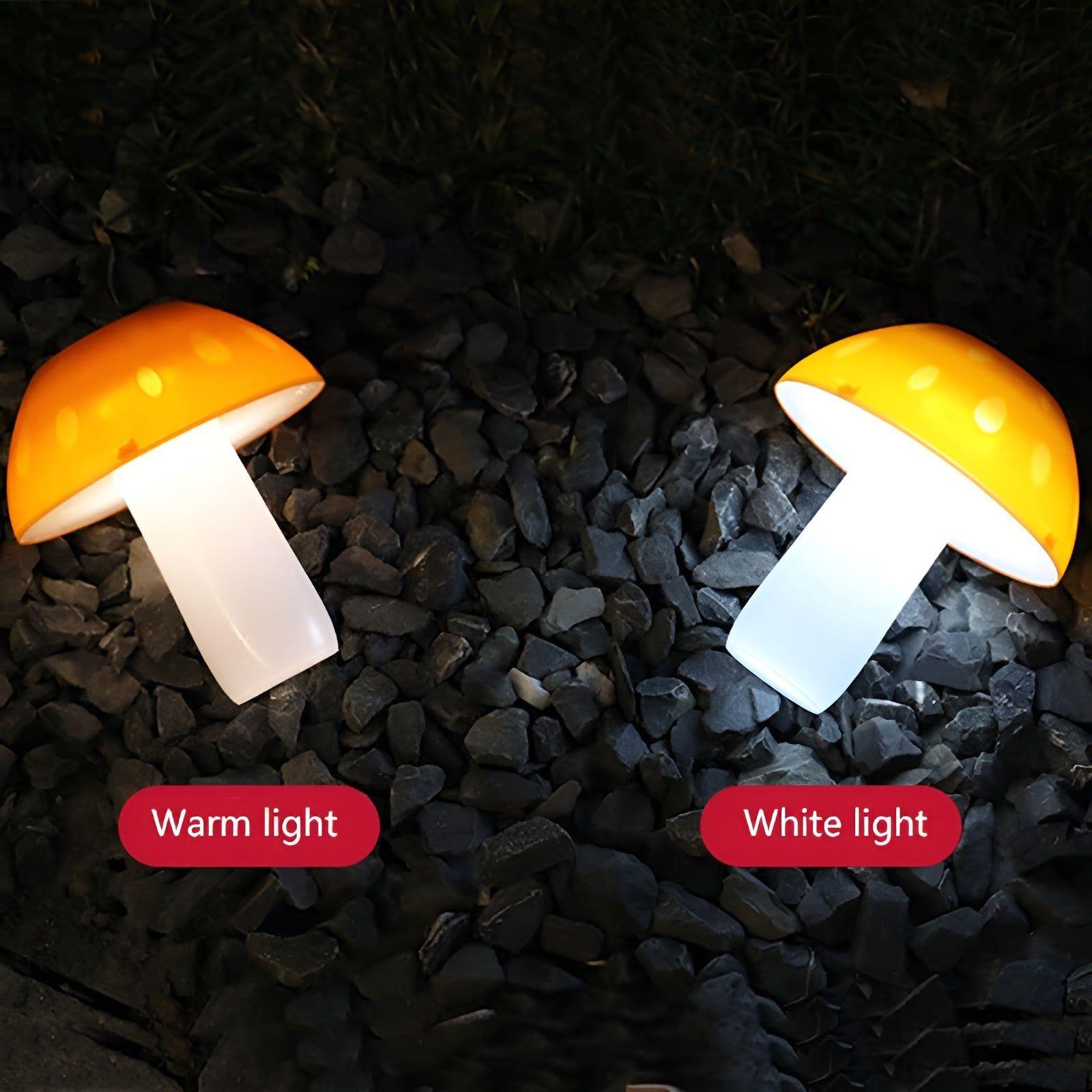MushroomGlow Light - Solar LED Trädgårds dekoration lampa