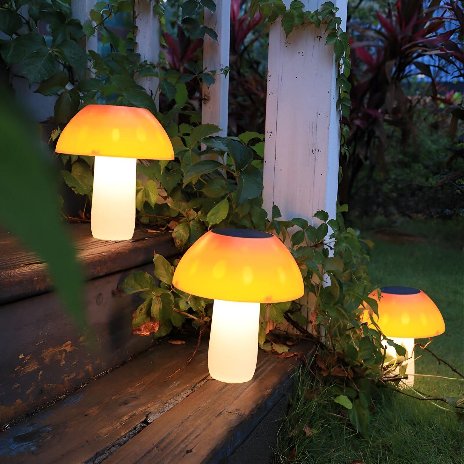 MushroomGlow Light - Solar LED Trädgårds dekoration lampa