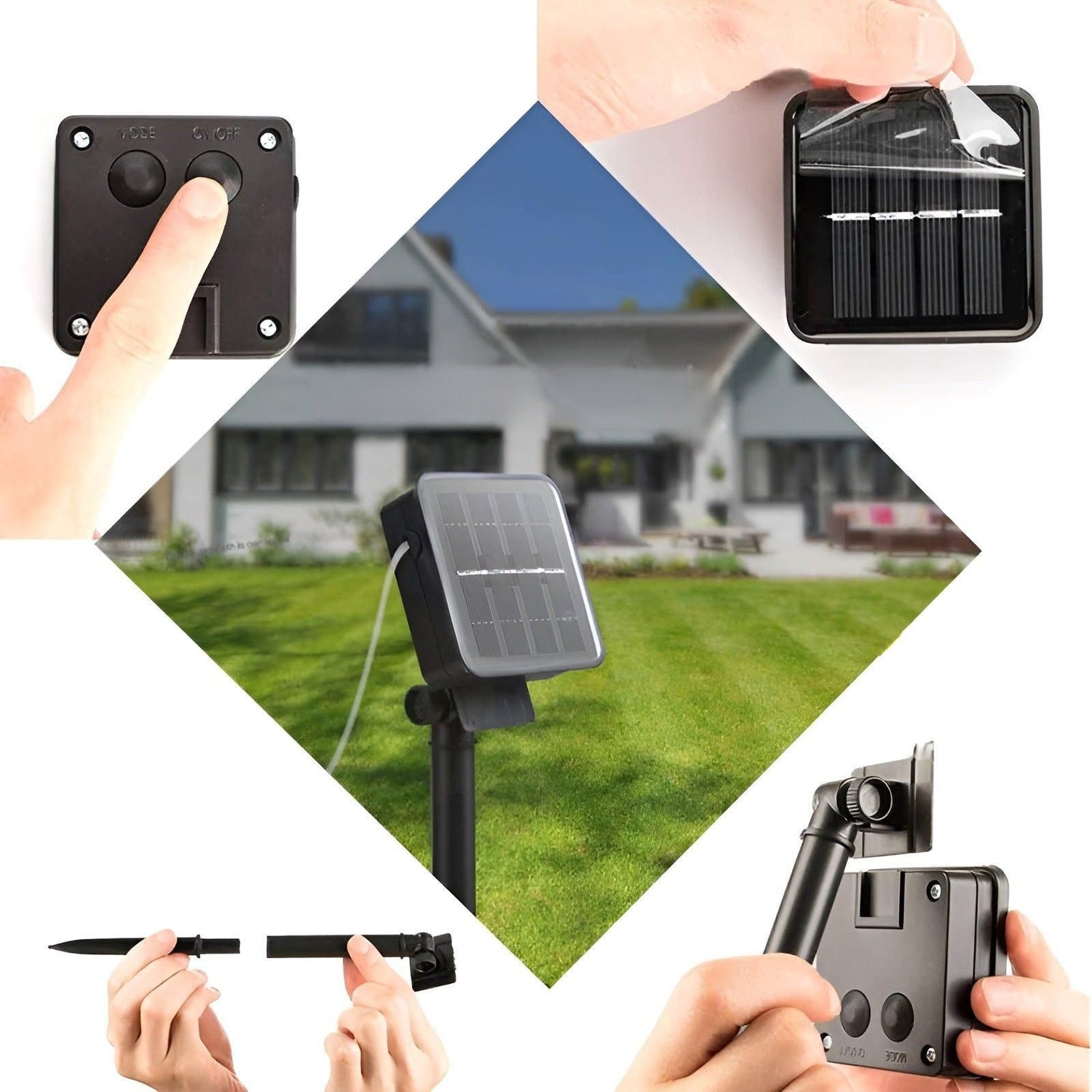 SolarShine Ljusgirlanger - Vattentåliga Solar Partyljusgirlanger för Utomhus