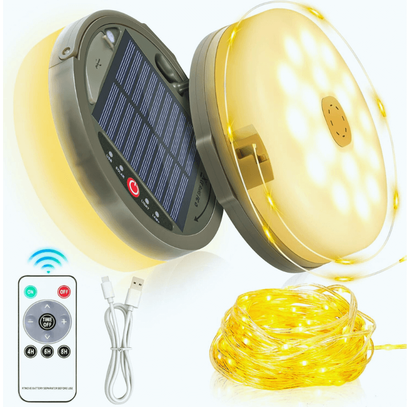 3 i 1 Solarbands Campingsljus