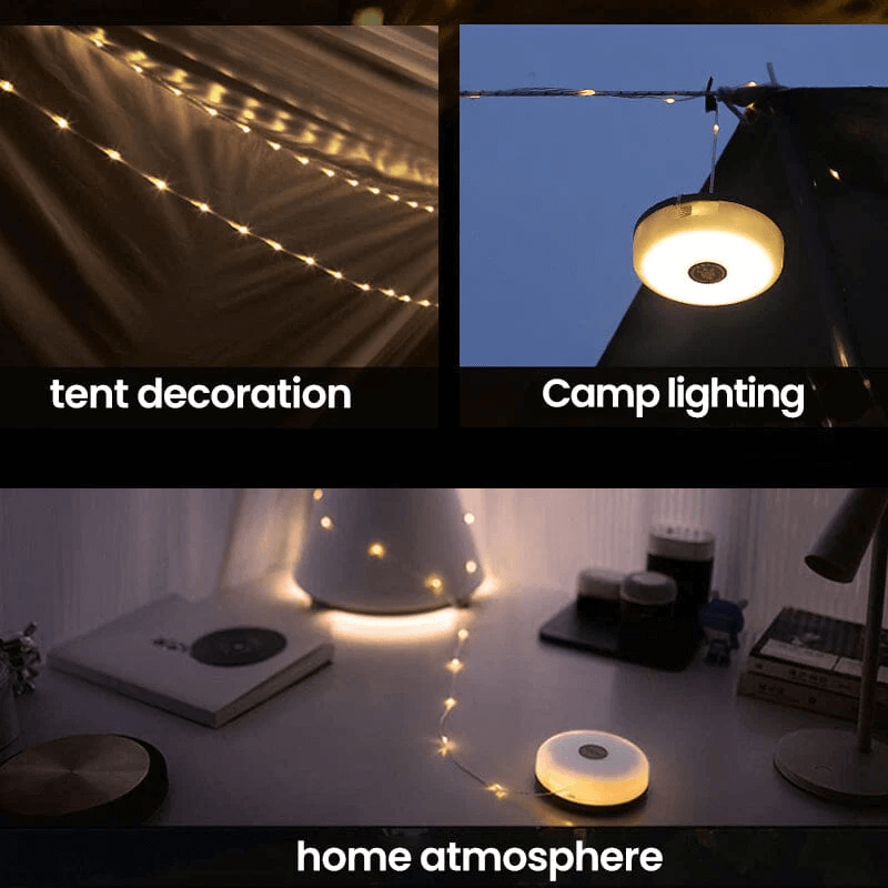 3 i 1 Solarbands Campingsljus