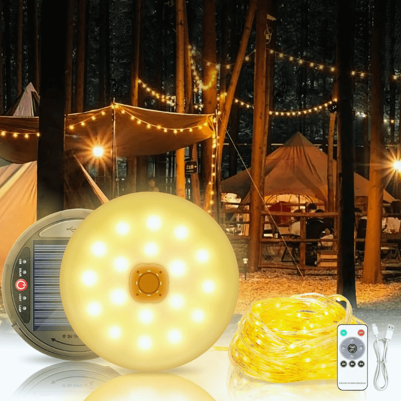 3 i 1 Solarbands Campingsljus