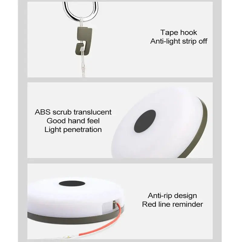 3 i 1 Solarbands Campingsljus