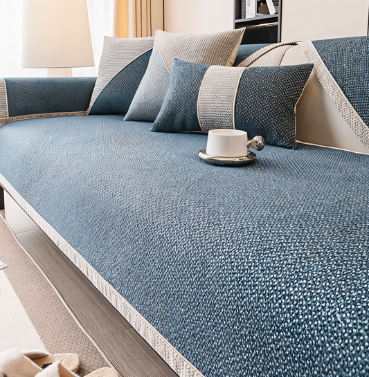 Solid Enkelt Sofföverdrag – Robust, halkfri skydd mot slitage och spill