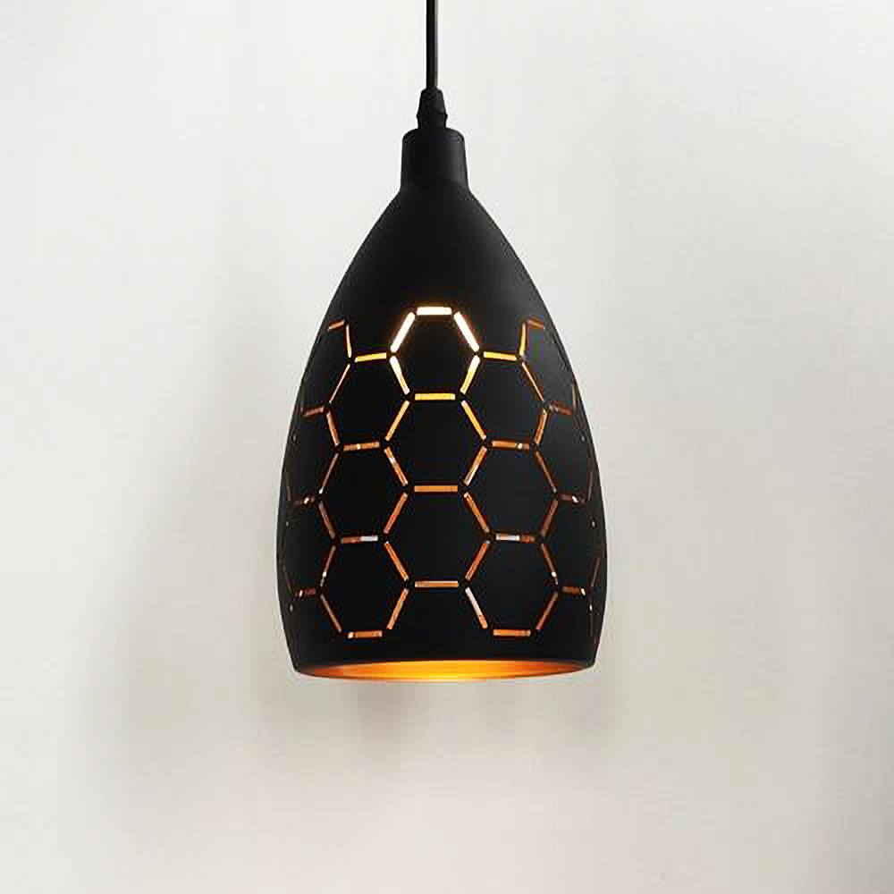 Sophie Höjdjusterbar Pendellampa i metall – Vintage-lanterndesign