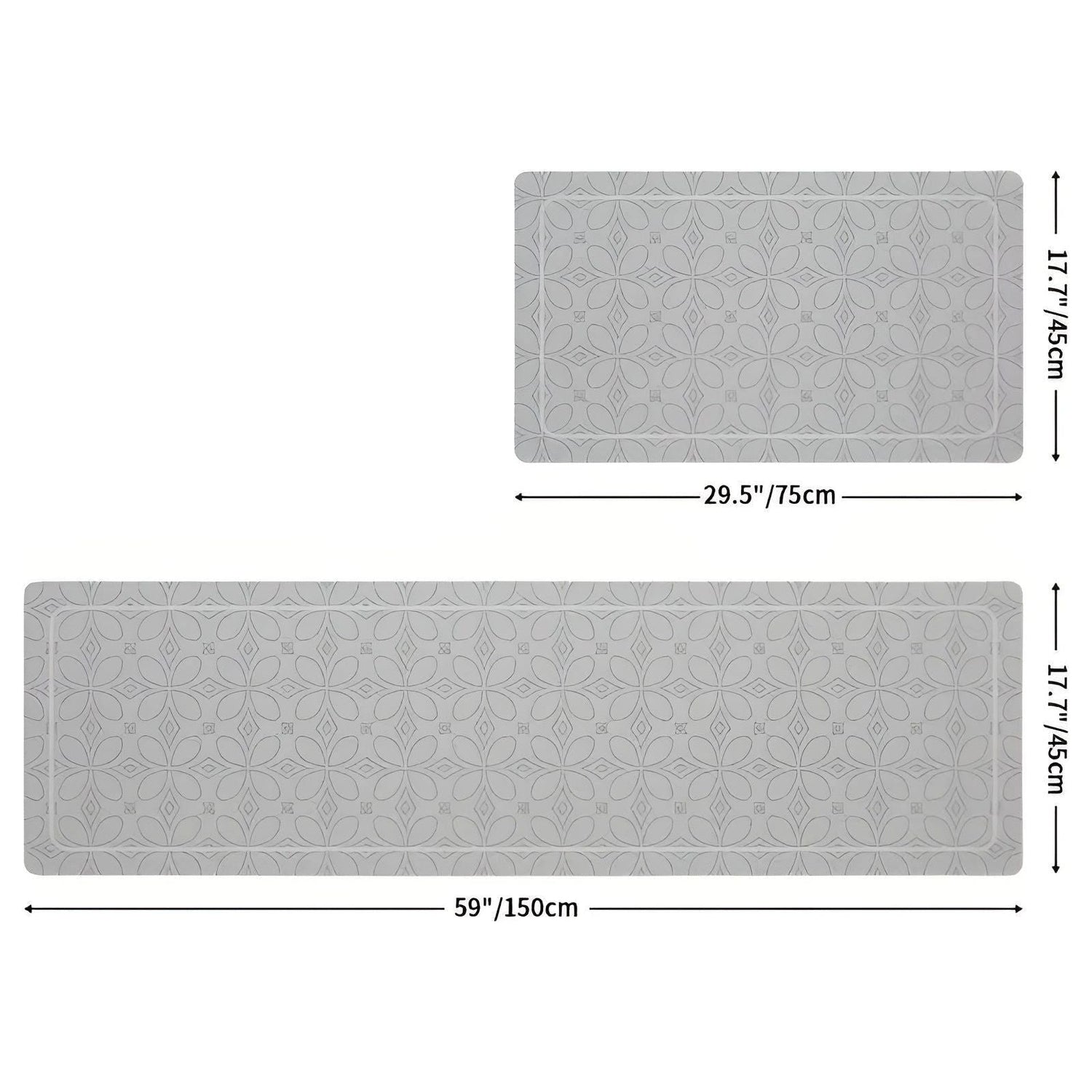 SpringEase Matta - Minimalistisk Stil Icke-Glidande och Absorberande Vardagsrumsmatta