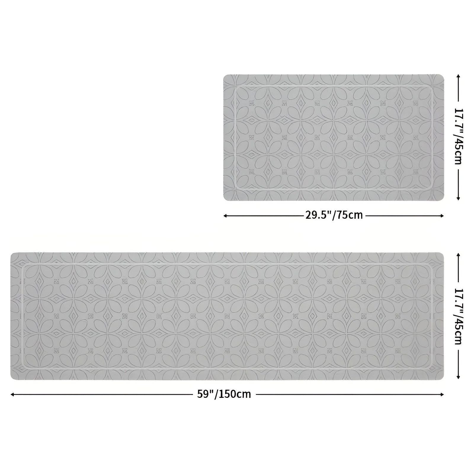 SpringEase Matta - Minimalistisk Stil Icke-Glidande och Absorberande Vardagsrumsmatta