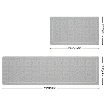 SpringEase Matta - Minimalistisk Stil Icke-Glidande och Absorberande Vardagsrumsmatta