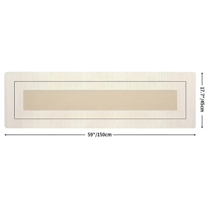 SpringEase Matta - Minimalistisk Stil Icke-Glidande och Absorberande Vardagsrumsmatta