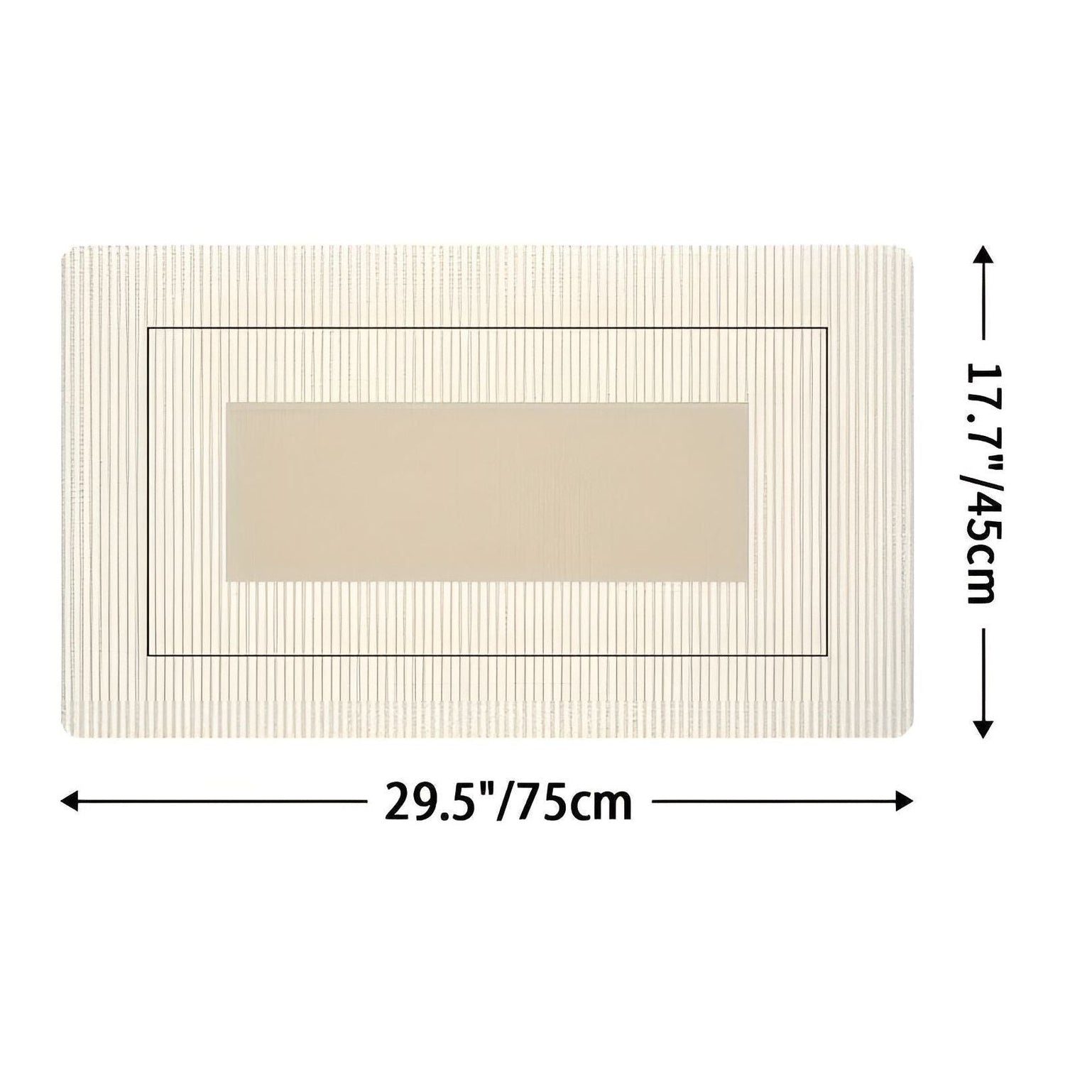 SpringEase Matta - Minimalistisk Stil Icke-Glidande och Absorberande Vardagsrumsmatta