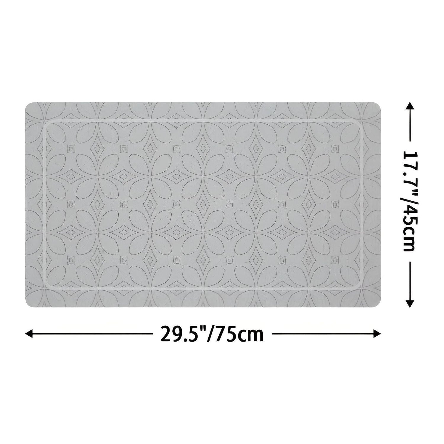 SpringEase Matta - Minimalistisk Stil Icke-Glidande och Absorberande Vardagsrumsmatta