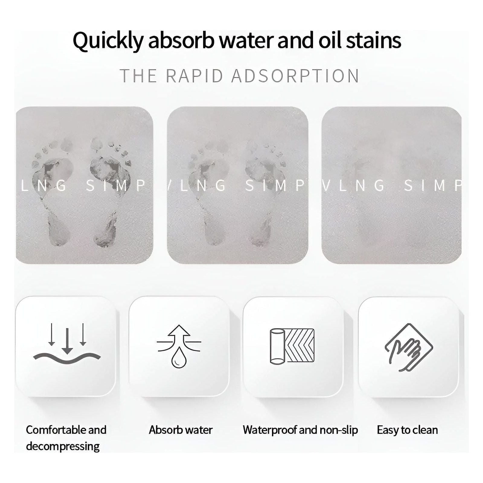 StepEase Matt - Hemmets Kök Halkfria Runner Mattor