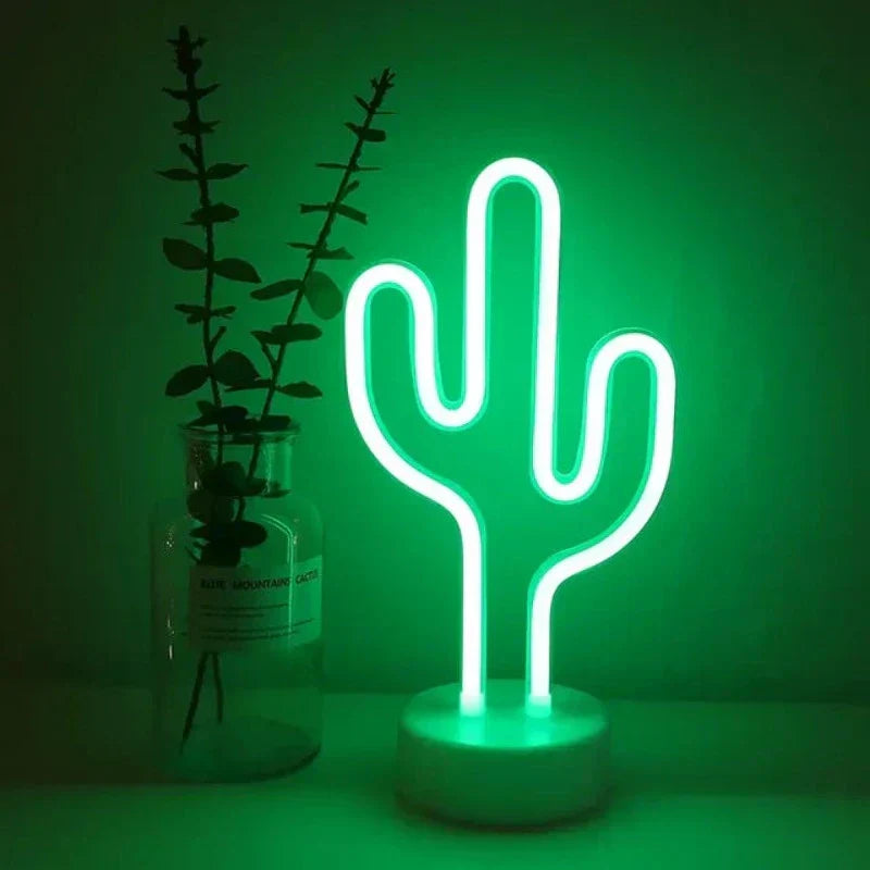 NeonGlow - Färgglad Neonlampa – Kreativ LED Dekoration