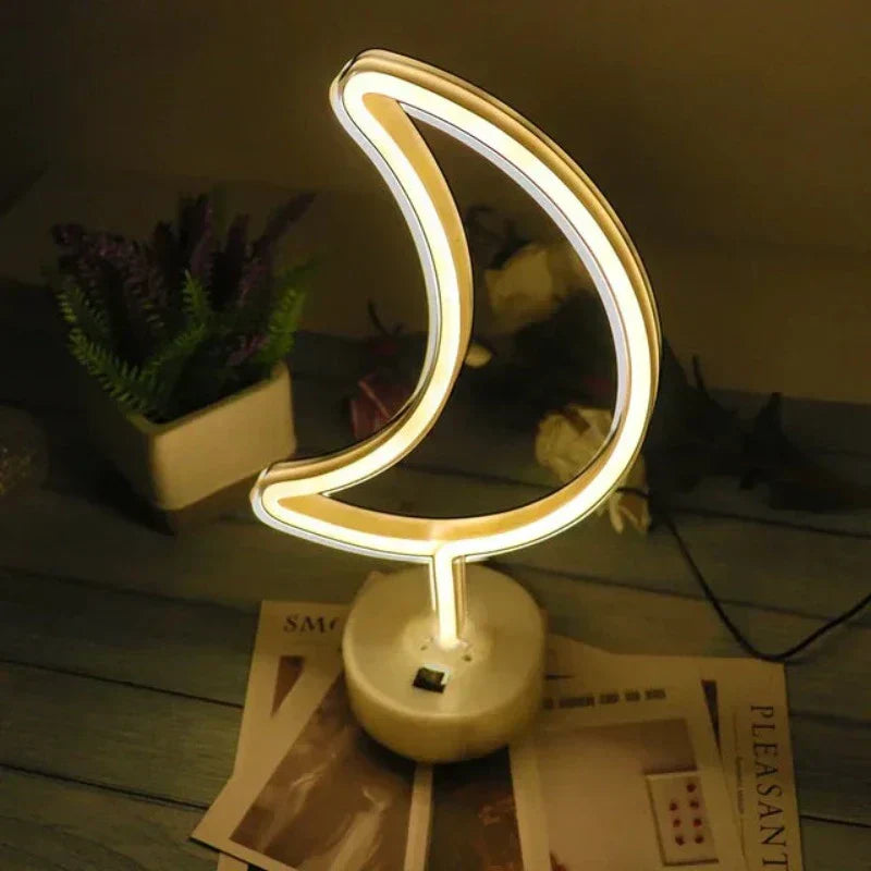 NeonGlow - Färgglad Neonlampa – Kreativ LED Dekoration