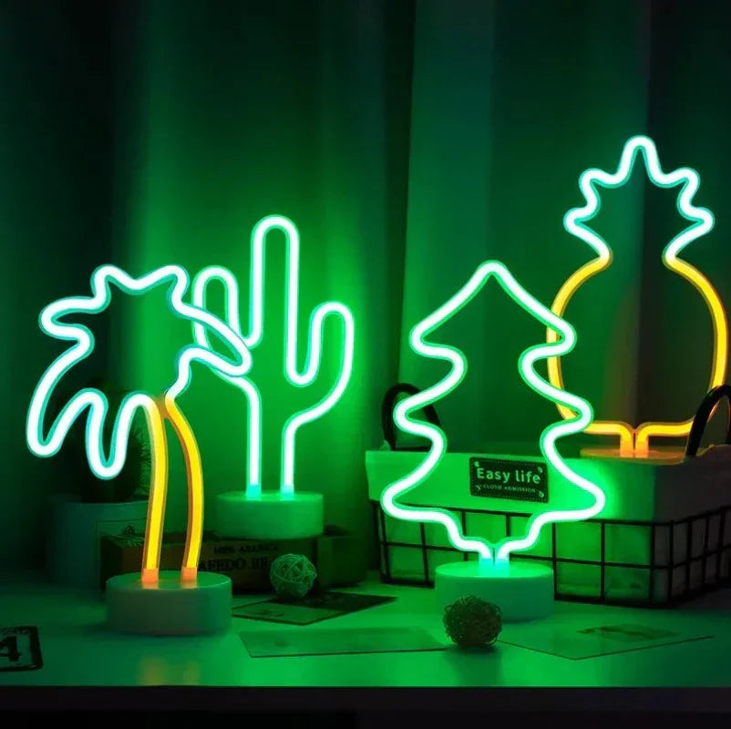 NeonGlow - Färgglad Neonlampa – Kreativ LED Dekoration